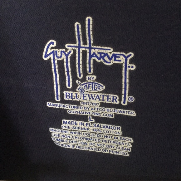 Guy Harvey original T-shirt w/pocket. Size Large. - Picture 4 of 4